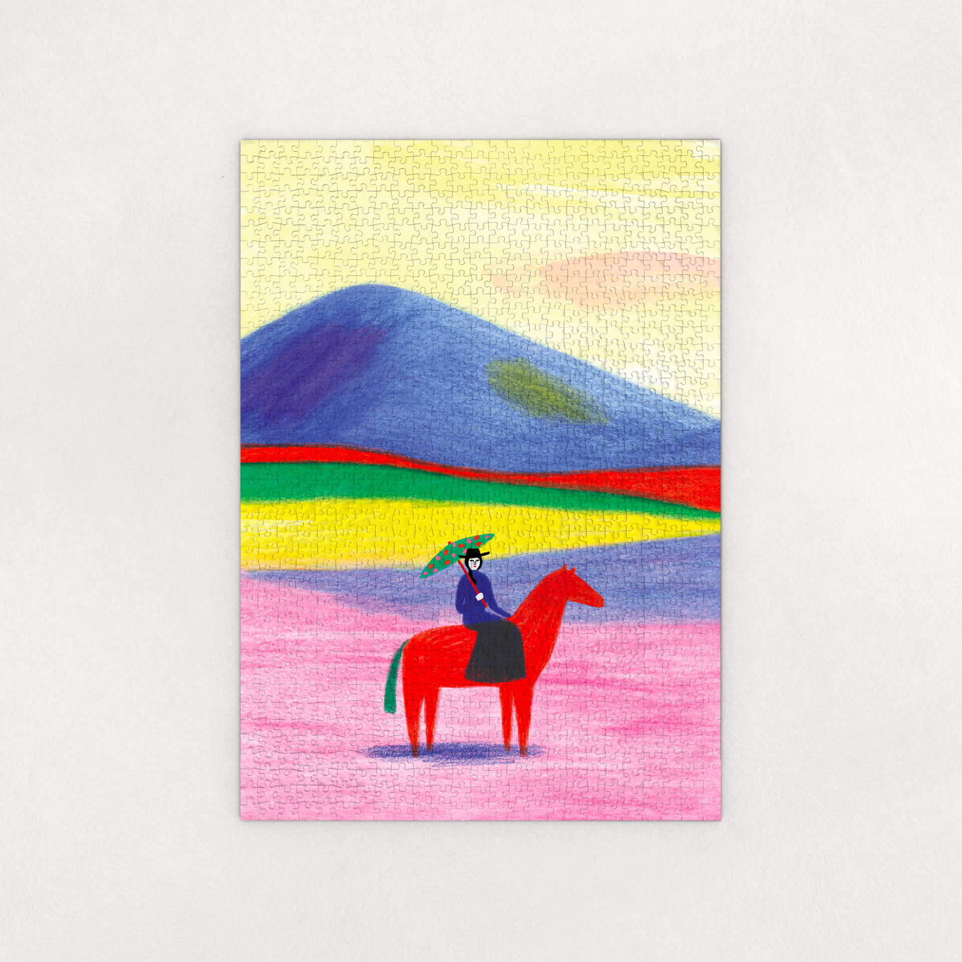 CHEVAL ROUGE de Anne Laval