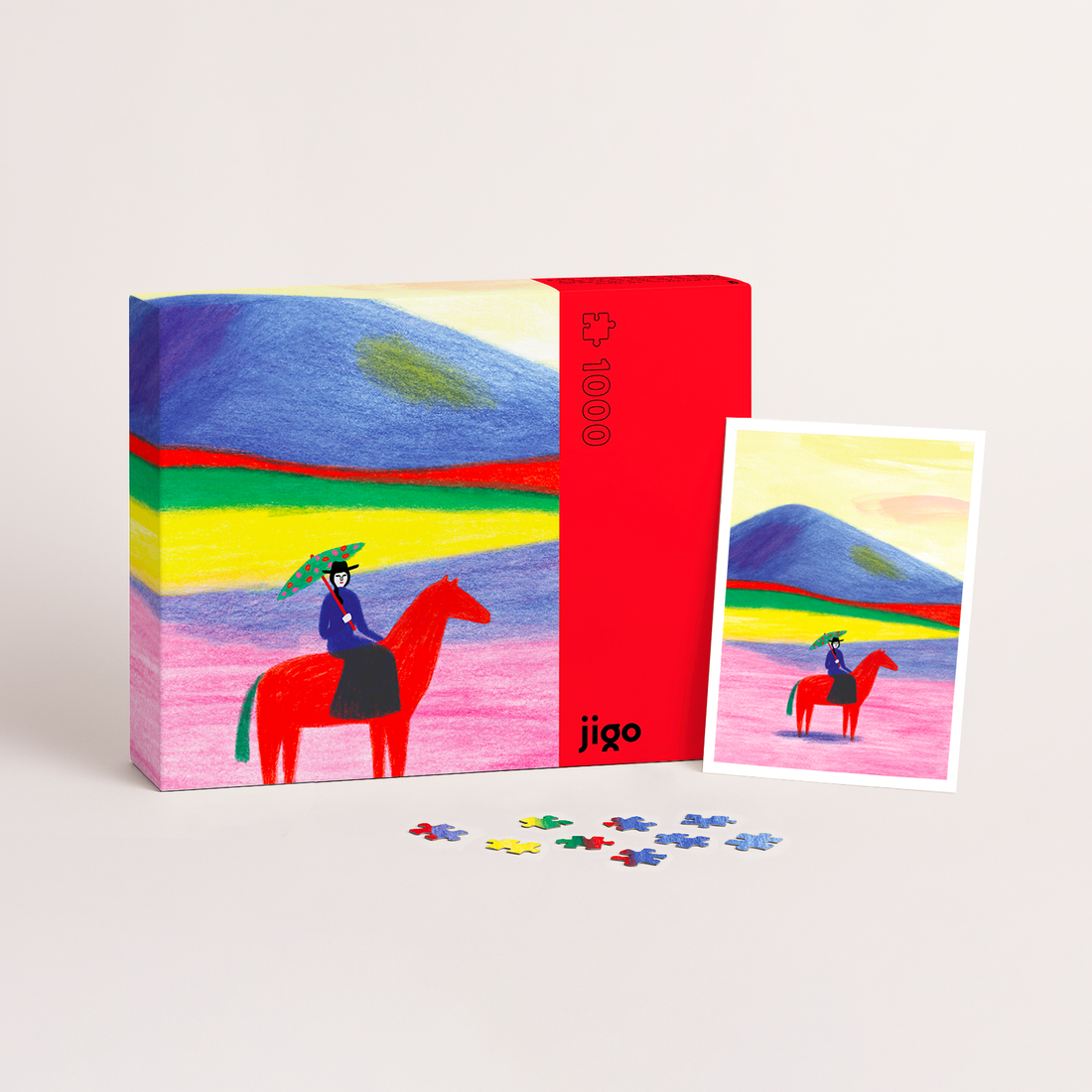 CHEVAL ROUGE par Anne Laval