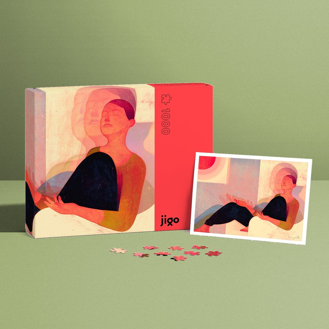 TO BE KNOWN by Owen Gent – 1000-piece jigsaw puzzle box, art poster and puzzle pieces
